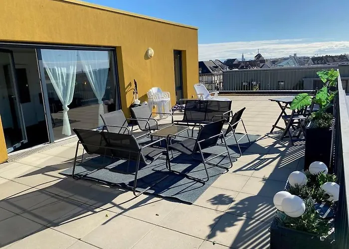 Rooftop Pour 4 Personnes ストラスブール